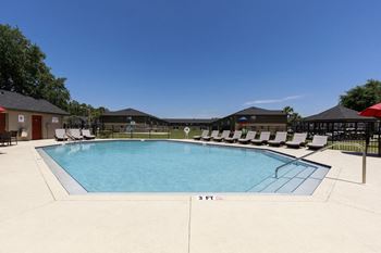 Swimming pool with sundeck
